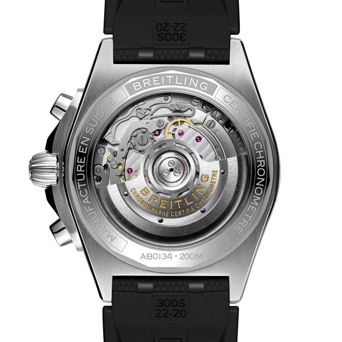 Breitling Chronomat B01 Chronograph 42mm Zegarek męski Guma miedziana AB0134101K1S1 - obrazek 2