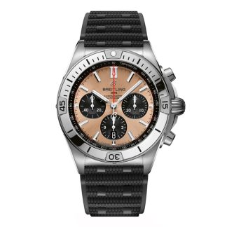 Breitling Chronomat B01 Chronograph 42mm Zegarek męski Guma miedziana AB0134101K1S1