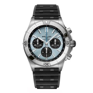 Breitling Chronomat B01 Chronograph 42mm Zegarek męski Niebieska guma PB0134101C1S2