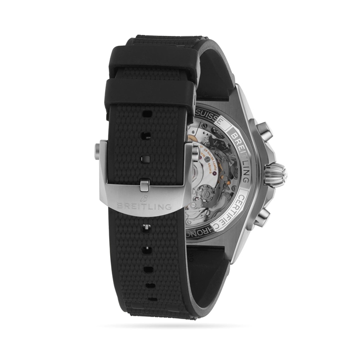 Breitling Chronomat B01 Chronograph 42mm Zegarek męski Niebieska guma PB0134101C1S2 - obrazek 5