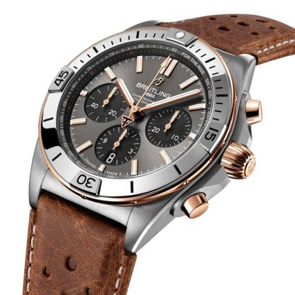 Breitling Chronomat B01 Triumph 42mm zegarek męski szary TB0134101M1X1 - obrazek 3