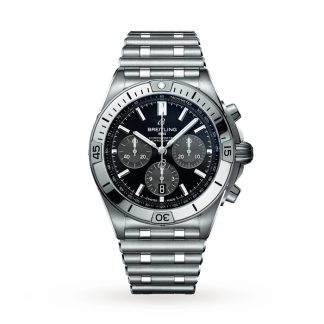Breitling Chronomat B01 UK Exclusive 42mm Zegarek męski Czarny AB01341B1B1A1
