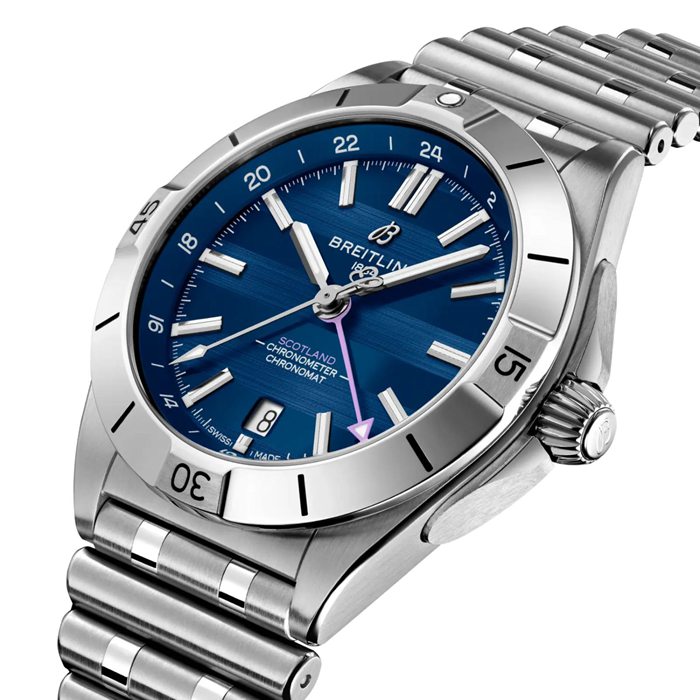Breitling Chronomat GMT Six Nations Scotland Limited Edition 40mm Zegarek męski A323986B1C1A1 - obrazek 3