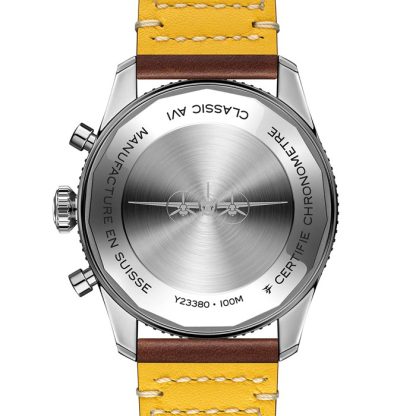 Breitling Classic AVI Chronograph 42 Mosquito Zegarek ze skórzanym paskiem Y233801A1B1X1 - obrazek 2