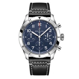 Breitling Classic AVI Chronograph 42 Tribute to Vought F4U Corsair Zegarek ze skórzanym paskiem A233801A1C1X1