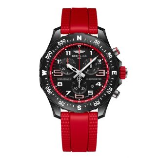 Breitling Endurance Pro 38mm Zegarek Unisex Czerwony Kauczuk X83310D91B2S1