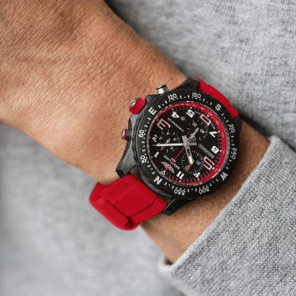 Breitling Endurance Pro 38mm Zegarek Unisex Czerwony Kauczuk X83310D91B2S1 - obrazek 5