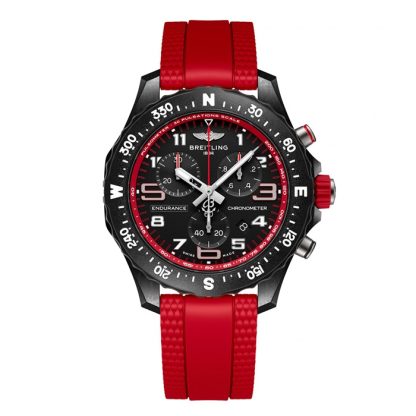 Breitling Endurance Pro 38mm Zegarek Unisex Czerwony Kauczuk X83310D91B2S1