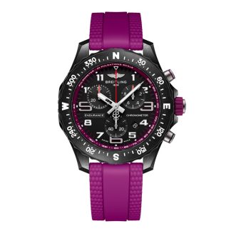 Breitling Endurance Pro 38mm Zegarek Unisex Fioletowy Kauczuk X83310F61B1S1