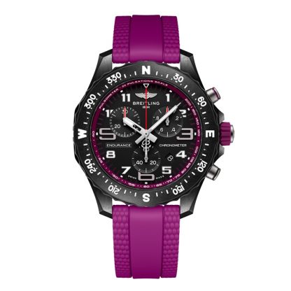 Breitling Endurance Pro 38mm Zegarek Unisex Fioletowy Kauczuk X83310F61B1S1