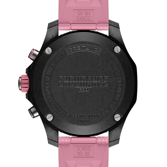 Breitling Endurance Pro 38mm Zegarek Unisex Różowa Guma X83310D41B1S1 - obrazek 2