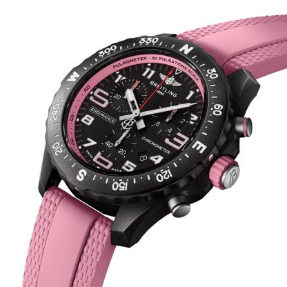 Breitling Endurance Pro 38mm Zegarek Unisex Różowa Guma X83310D41B1S1 - obrazek 3