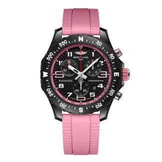 Breitling Endurance Pro 38mm Zegarek Unisex Różowa Guma X83310D41B1S1