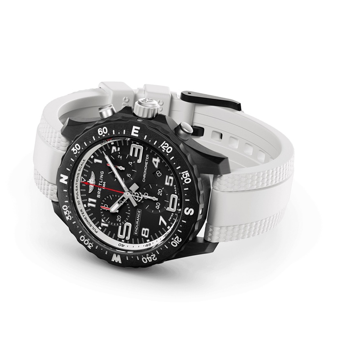 Breitling Endurance Pro 38mm Zegarek unisex Biały kauczuk X83310A71B1S1 - obrazek 4