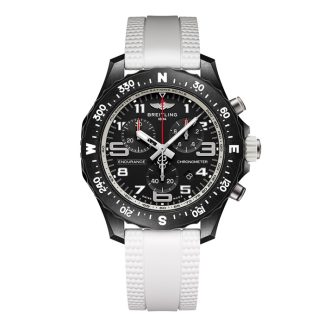Breitling Endurance Pro 38mm Zegarek unisex Biały kauczuk X83310A71B1S1