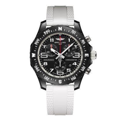 Breitling Endurance Pro 38mm Zegarek unisex Biały kauczuk X83310A71B1S1