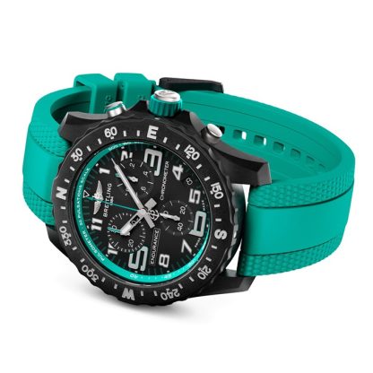 Breitling Endurance Pro 44mm Zegarek Unisex Turkusowy Zegarki Szwajcarskiej Grupy Ekskluzywne X823101L1B1S1 - obrazek 3