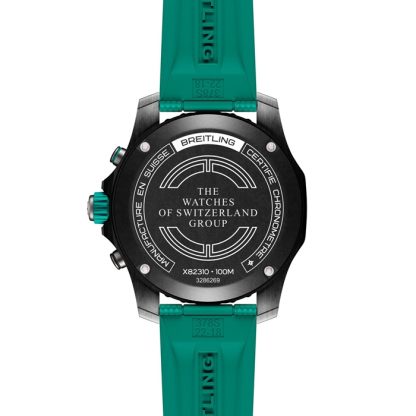 Breitling Endurance Pro 44mm Zegarek Unisex Turkusowy Zegarki Szwajcarskiej Grupy Ekskluzywne X823101L1B1S1 - obrazek 5