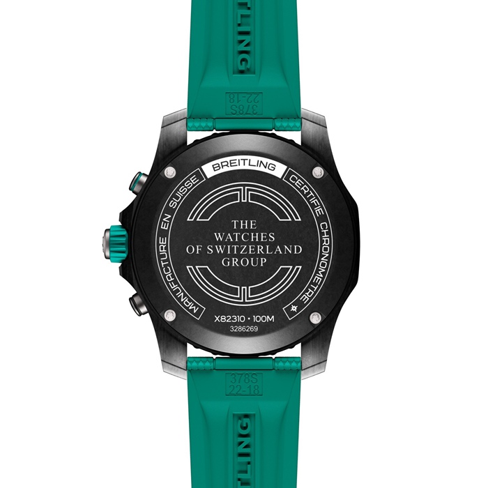 Breitling Endurance Pro 44mm Zegarek Unisex Turkusowy Zegarki Szwajcarskiej Grupy Ekskluzywne X823101L1B1S1 - obrazek 5