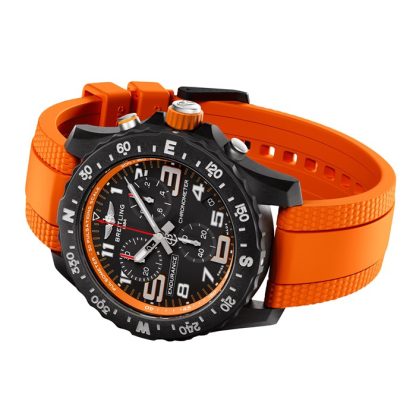 Breitling Endurance Pro 44mm Zegarek męski Pomarańczowa guma X82310A51B1S2 - obrazek 3