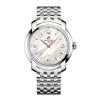 Breitling Lady Premier 32mm Zegarek damski Matka Perły A77330121A2A1