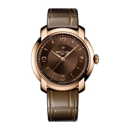 Breitling Lady Premier 36mm Zegarek damski brązowy R10310121Q1P1