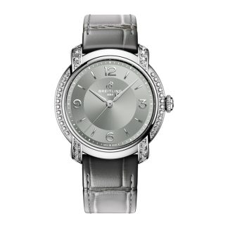Breitling Lady Premier 36mm Zegarek damski szary A10310671M1P1