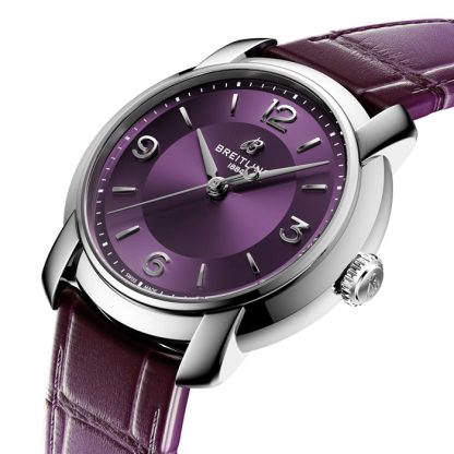 Breitling Lady Premier 36mm zegarek damski fioletowy A10310121Q1P1 - obrazek 2