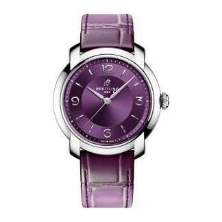 Breitling Lady Premier 36mm zegarek damski fioletowy A10310121Q1P1