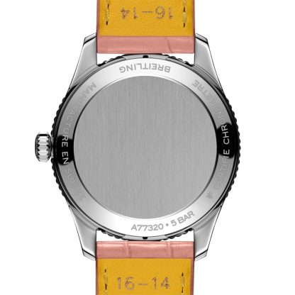 Breitling Navitimer 32mm Zegarek damski Różowa masa perłowa Aligator A77320D91K1P1 - obrazek 2
