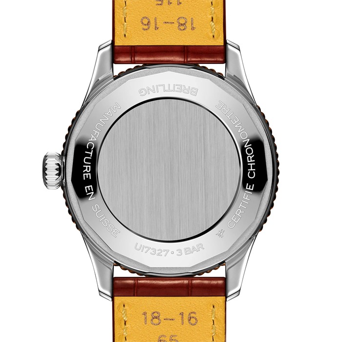 Breitling Navitimer 36mm Zegarek damski Biała masa perłowa Aligator U17327211A1P1 - obrazek 2