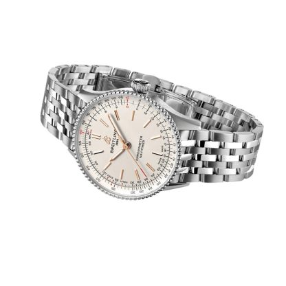 Breitling Navitimer 36mm Zegarek damski Srebrny A17327211G1A1 - obrazek 4