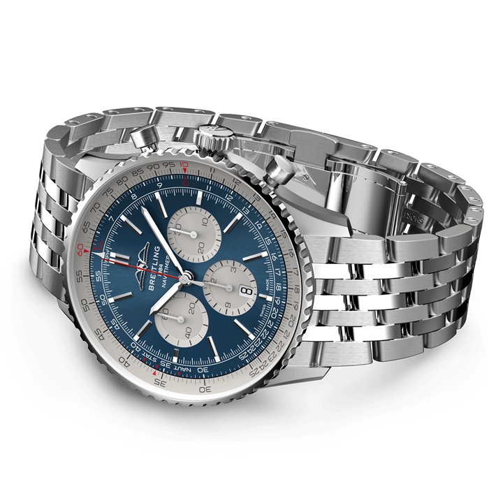 Breitling Navitimer B01 Chronograf 46 Zegarek ze stali nierdzewnej AB0137211C1A1 - obrazek 3