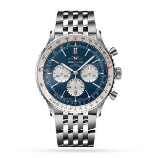 Breitling Navitimer B01 Chronograf 46 Zegarek ze stali nierdzewnej AB0137211C1A1