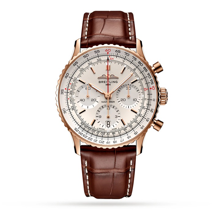Breitling Navitimer B01 Chronograph 41 18-karatowy zegarek z czerwonego złota RB0139211G1P1