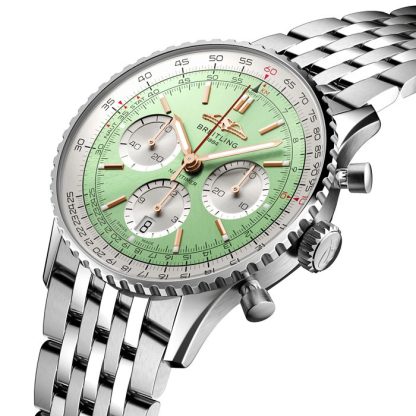 Breitling Navitimer B01 Chronograph 41 Zegarek ze stali nierdzewnej AB0139211L1A1 - obrazek 2