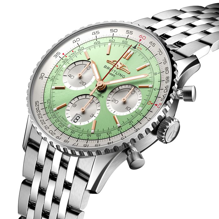 Breitling Navitimer B01 Chronograph 41 Zegarek ze stali nierdzewnej AB0139211L1A1 - obrazek 2