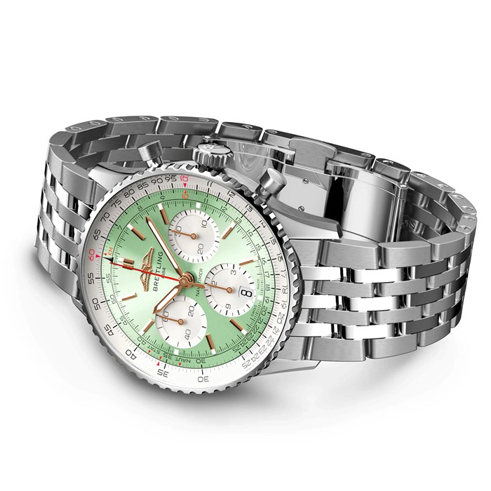 Breitling Navitimer B01 Chronograph 41 Zegarek ze stali nierdzewnej AB0139211L1A1 - obrazek 3