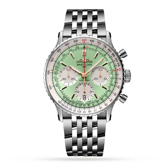 Breitling Navitimer B01 Chronograph 41 Zegarek ze stali nierdzewnej AB0139211L1A1