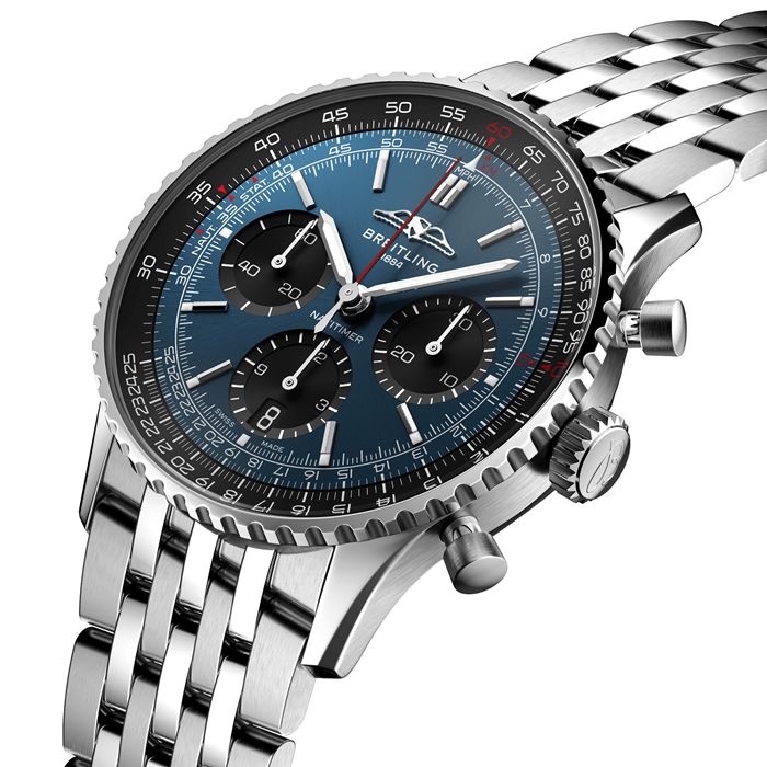 Breitling Navitimer B01 Chronograph 41 Zegarek ze stali nierdzewnej AB0139241C1A1 - obrazek 2