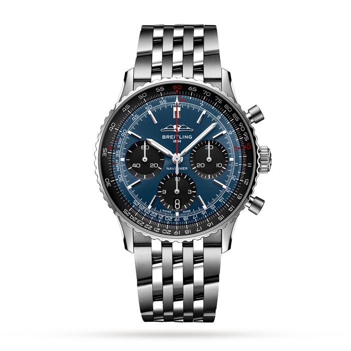Breitling Navitimer B01 Chronograph 41 Zegarek ze stali nierdzewnej AB0139241C1A1