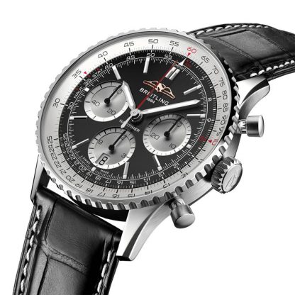 Breitling Navitimer B01 Chronograph 41mm Zegarek męski Czarny AB0139211B1P1 - obrazek 2