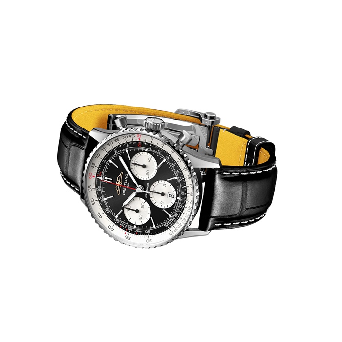 Breitling Navitimer B01 Chronograph 41mm Zegarek męski Czarny AB0139211B1P1 - obrazek 3