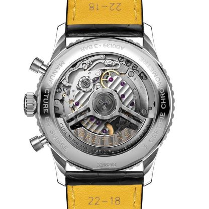 Breitling Navitimer B01 Chronograph 41mm Zegarek męski Czarny AB0139211B1P1 - obrazek 4