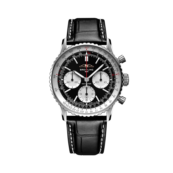 Breitling Navitimer B01 Chronograph 41mm Zegarek męski Czarny AB0139211B1P1