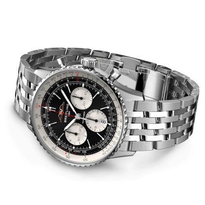 Breitling Navitimer B01 Chronograph 43 Black Watch AB0138211B1A1 - obrazek 3