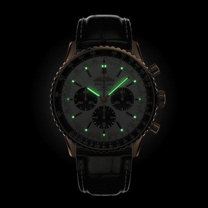 Breitling Navitimer B01 Chronograph 46 18-karatowy zegarek z czerwonego złota RB0137241G1P1 - obrazek 5