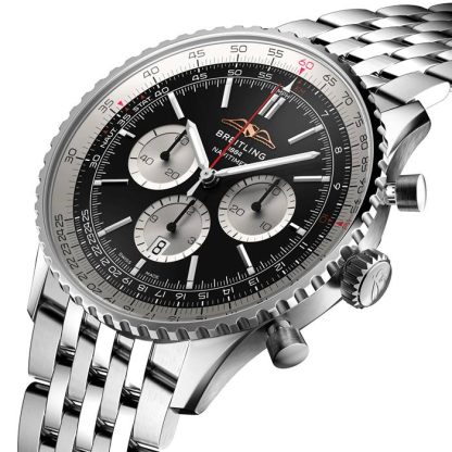 Breitling Navitimer B01 Chronograph 46 Zegarek ze stali nierdzewnej AB0137211B1A1 - obrazek 2