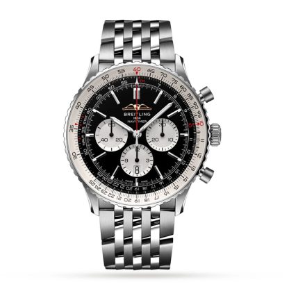 Breitling Navitimer B01 Chronograph 46 Zegarek ze stali nierdzewnej AB0137211B1A1
