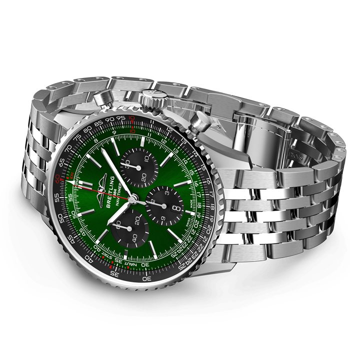 Breitling Navitimer B01 Chronograph 46 Zegarek ze stali nierdzewnej AB0137241L1A1 - obrazek 3